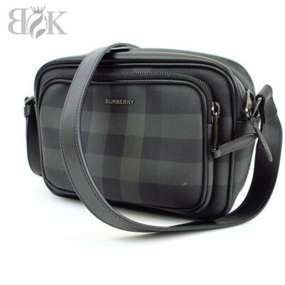 Burberry Paddy Shoulder Bag Plaid Pattern Black - Picture 1 of 6